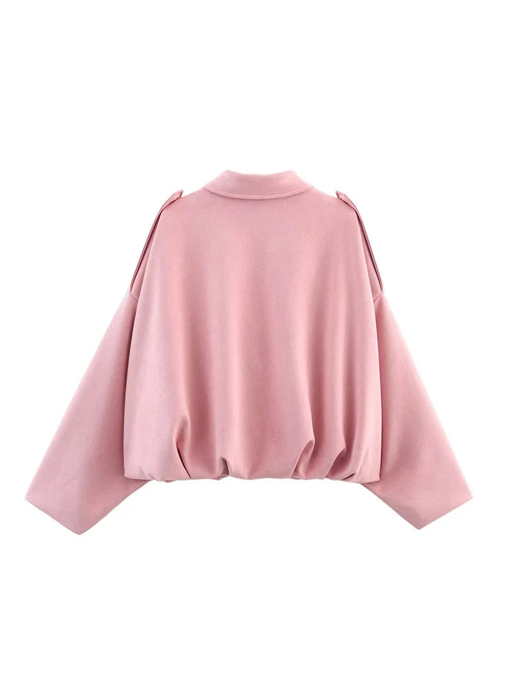 New Fashion Long Sleeve Zipper