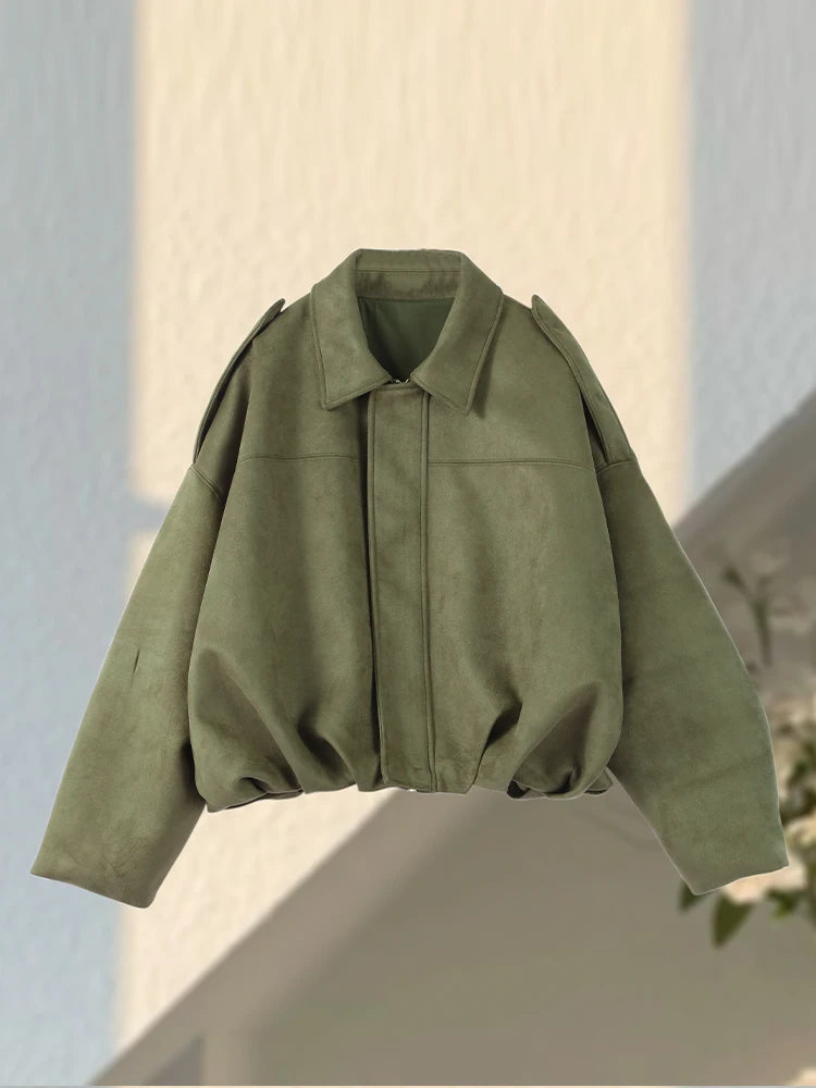 Long Sleeve Bomber Coat Female 2025  High Street Outwears