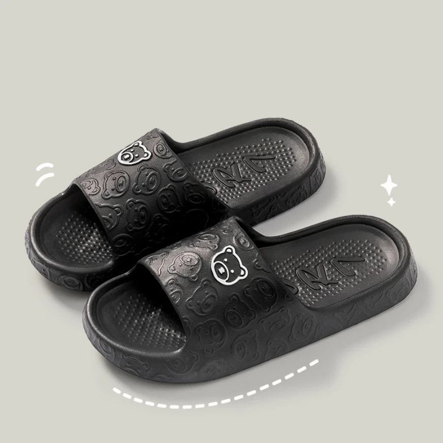 Fashion Women's Slippers Indoor Soft Sole Cartoon Bear