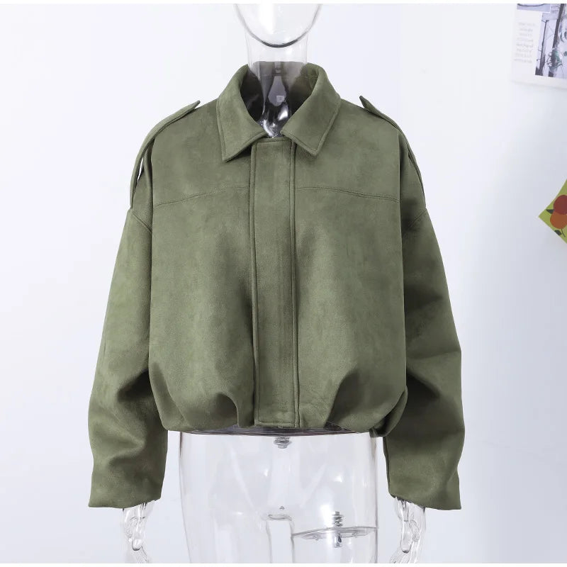 Long Sleeve Bomber Coat Female 2025  High Street Outwears