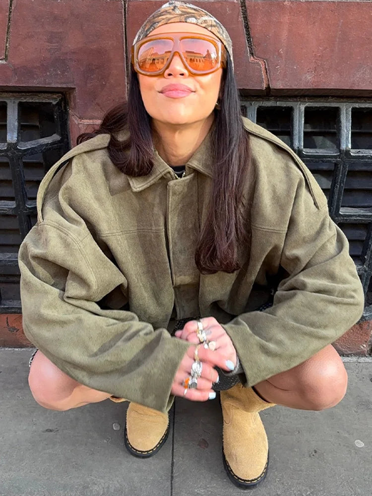 Long Sleeve Bomber Coat Female 2025  High Street Outwears