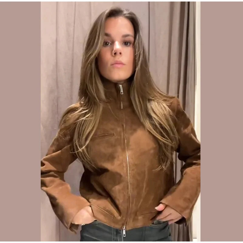 Long Sleeve Bomber Coat Female 2025  High Street Outwears